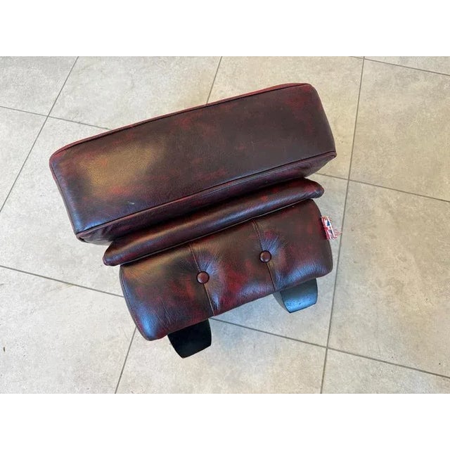 Exclusive, cozy Chesterfield stool, dimensions: height 48 x 55 x 35. For sale is an exclusively designed Chesterfield...