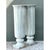 Late 20th Century Vintage Tall Fluted Plaster Covered Resin Urns - A Pair For Sale - Image 5 of 12