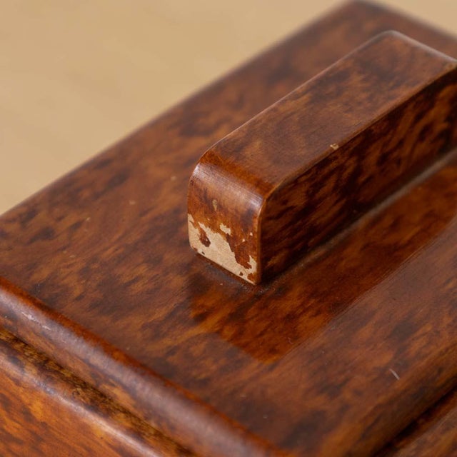 Brown 1930s French Art Deco Box For Sale - Image 8 of 9