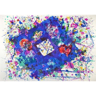 Sam Francis, Abstract Lithograph, 1980s, Lithograph For Sale