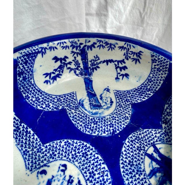 19th Century Japanese Imari Porcelain Wash Basin With Sho-Chiku-Bai Motif For Sale In San Francisco - Image 6 of 17