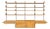 Atlas Walnut Wall-Mounted Shelving Unit For Sale