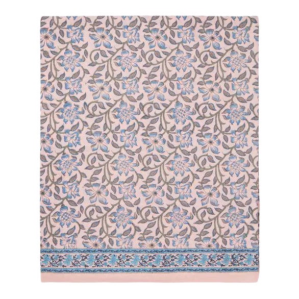 Naaz Twin Bed Dusty Pink Flat Sheet For Sale