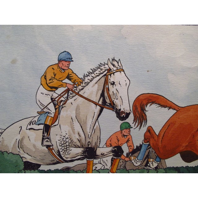 Le Rallic French Horse Racing Posters - Pair For Sale - Image 4 of 8