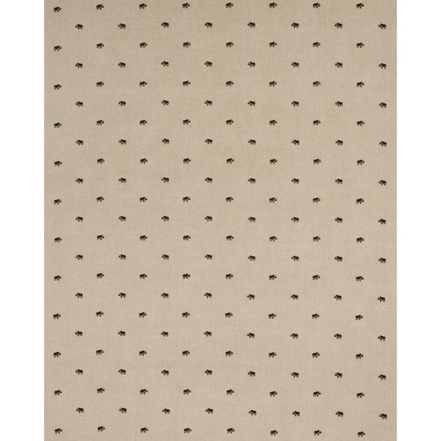 Marie-Chantal's Buffalo Embroidered Linen, a simple small-scale design stitched on a crisp linen ground, is an abundantly...