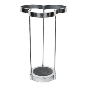 C. E. Magnusson for EFM Polished Aluminum Umbrella Stand, Cane Stand, Circa 1990
