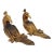 French Mid-Century Gilt Bronze Birds Drapery Rod Holders For Sale