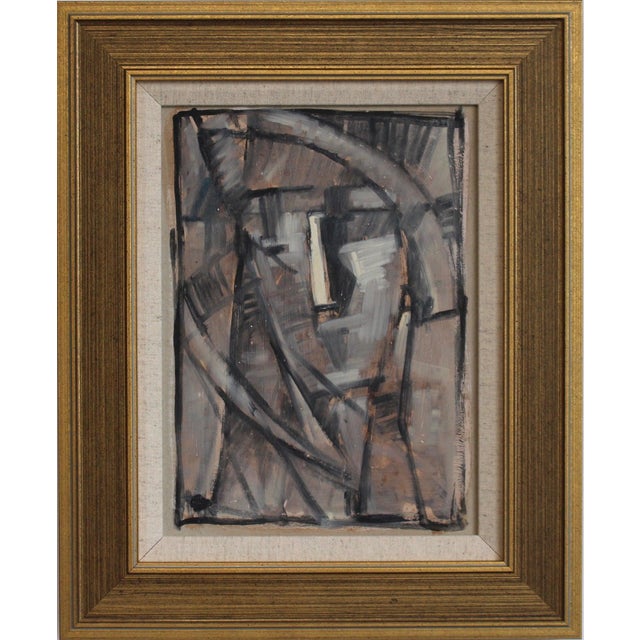 Florentine School Artist, Hidden Portraits XXIV, 1990s, Acrylic on Board, Framed For Sale - Image 11 of 11