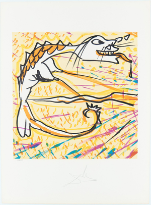 Salvador Dali, L'hermaphrodite, Lithograph