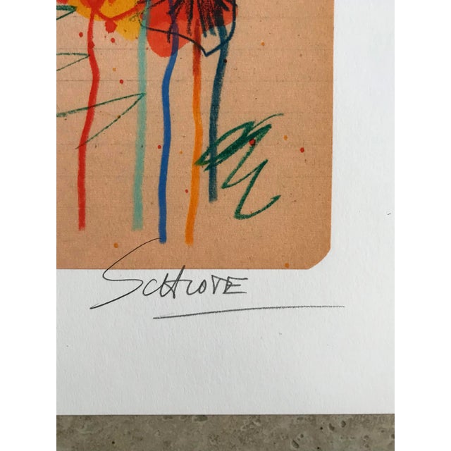 Abstract Wilhelm Schlote Hand Signed Abstract Still Life Giclée Print For Sale - Image 3 of 6