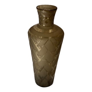 This Daum Nancy Vase Is an Authentic Art Deco Piece Originating From France, Typically Dating to Circa 1930. For Sale