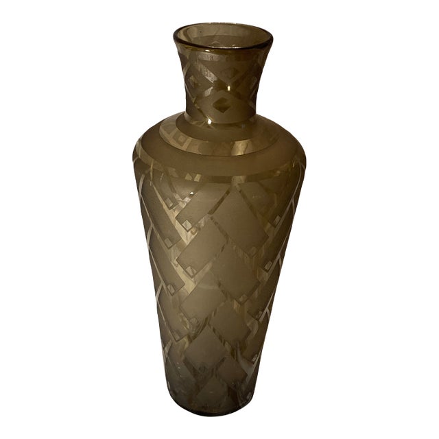 This Daum Nancy Vase Is an Authentic Art Deco Piece Originating From France, Typically Dating to Circa 1930. For Sale