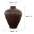 Modern Mid-Century Vintage Brown Porcelain Chestnut Wine Jar For Sale - Image 3 of 7