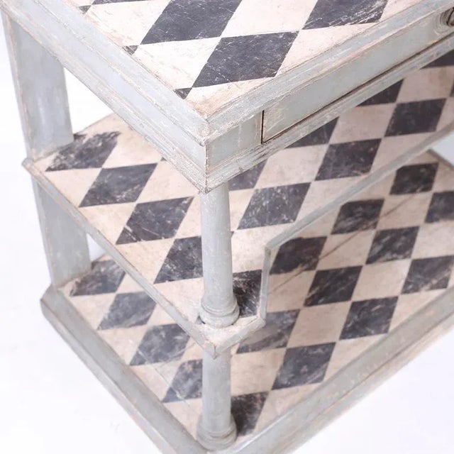 Pair of Early 19th Century Three-Tiered Servers or Consoles For Sale In West Palm - Image 6 of 11