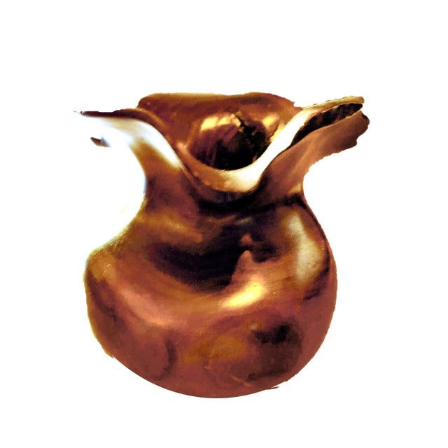 Wood 1950s Vintage Arturo Solano Turned Wood Live Edge Rimmed Artisanal Bowls on Wood Stand- 3 Pieces For Sale - Image 7 of 11