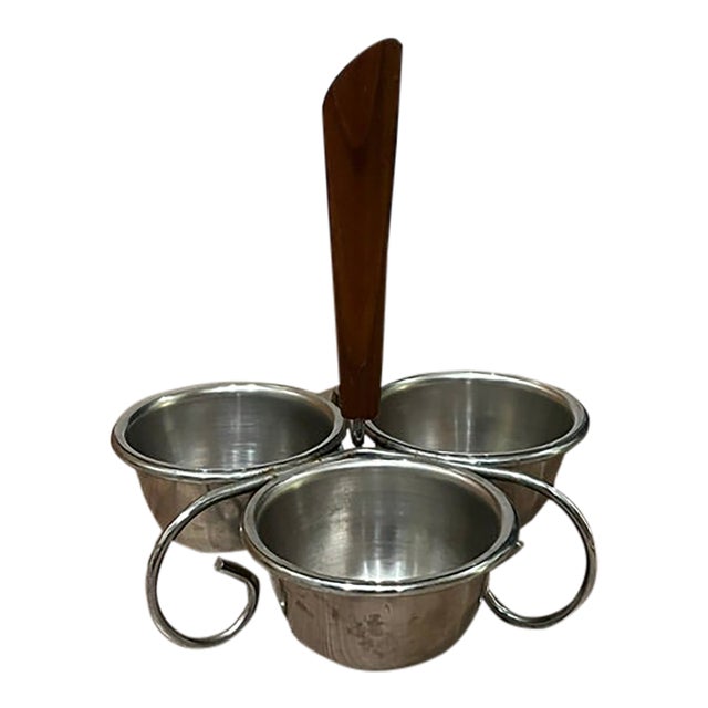 Vintage Vollrath Mid-Century Modern Condiment Caddy For Sale