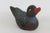 Duck Miniature Ceramic Figurine Hand Painted Green Blue Feathers Red Bill 4522b For Sale - Image 4 of 12