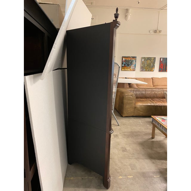 Custom Design Two Piece Corner Media Armoire Chairish