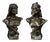 Bronze Stone Age & Iron Age Busts by J. Garnier, Late 19th Century, Set of 2 For Sale