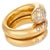 Vintage 1.10 Carat Diamond 18k Yellow Gold Snake Wrap Ring, Size 6 For Sale - Image 4 of 6