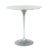2000 - 2009 Silver Tulip Marble Side Table by Ero Saarinen for Knoll International, 1990s For Sale - Image 5 of 5