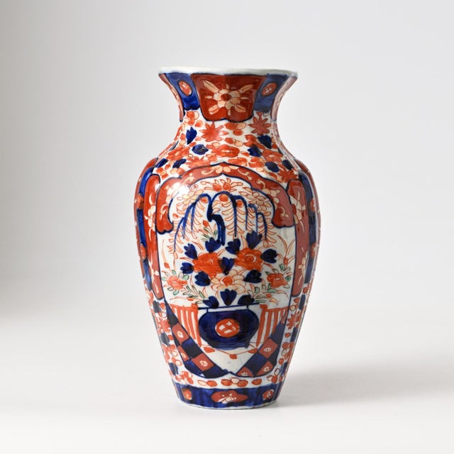 Antique Japanese Imari Porcelain Vase, 1890s For Sale - Image 11 of 11