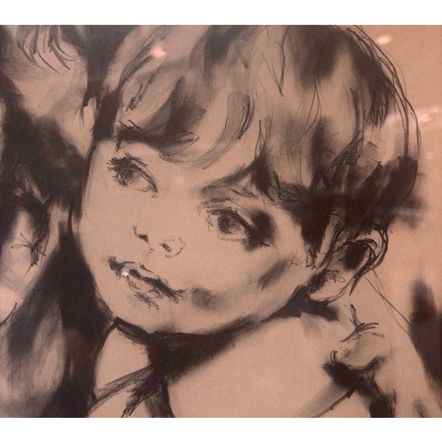 Wood Vintage Signed Hyacinthe Kuller Artwork For Sale - Image 7 of 9