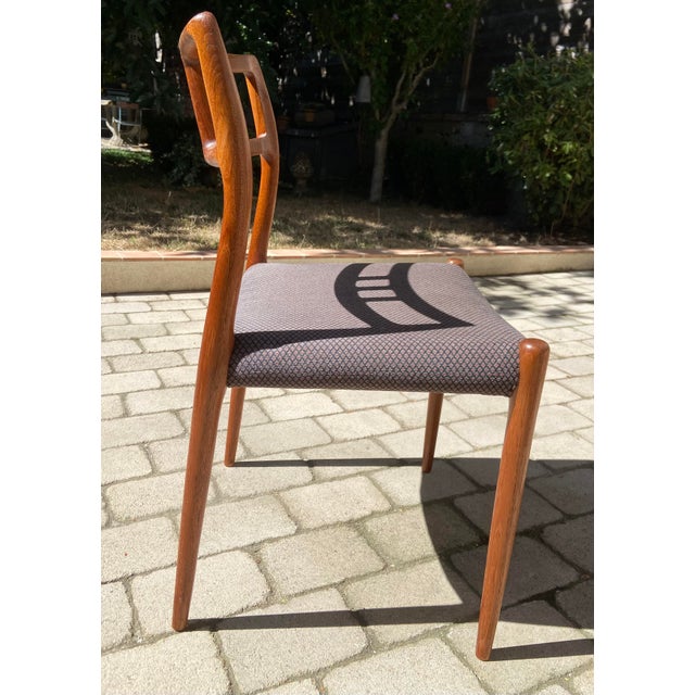 Wood Model 79 Dining Chairs in Teak by Niels Otto (N. O.) Møller for J.L. Møllers, Denmark, 1960s, Set of 4 For Sale - Image 7 of 11