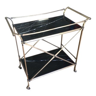 Restoration Hardware Champagne Cart For Sale