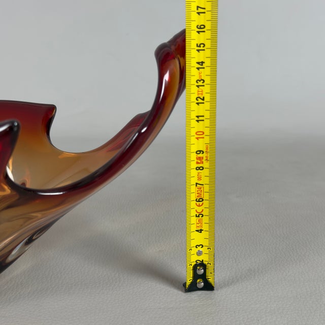 Sommerso Murano Glass Centerpiece, 1970s For Sale - Image 11 of 12