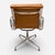 Late 20th Century Late 20th Century Eames Aluminum Group Side Chair With Arms by Herman Miller – Brown Leather For Sale - Image 5 of 9