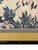 Late 20th Century Late 20th Century Chinoiserie Floral and Willow Artwork in Black and Gold-Tone Frame For Sale - Image 5 of 9