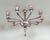 Fabio Ltd 21st Century Amethyst Venetian Chandelier by Fabio LTD For Sale - Image 4 of 9