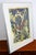 Abstract Mid century modern artist proof print. The piece offers yellow, orange and blue throughout. the subject of the...