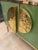 Credenza With Green Glass and Brass Fittings and Handles For Sale - Image 4 of 10