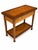Charming English folding card or game table with highly decorative illustrated equestrian scenes. This distinctive table...