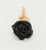 1960s Vintage Accessocraft Black Rose Brooch For Sale - Image 5 of 8