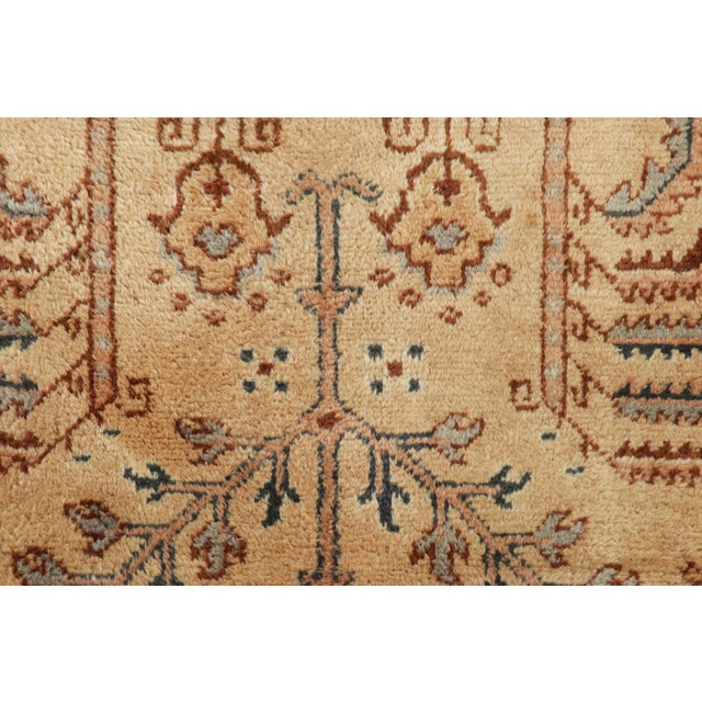 Transitional Oversized Vintage Oushak Rug in Beige With Tree of Life Motifs - Rug & Kilim For Sale - Image 3 of 8