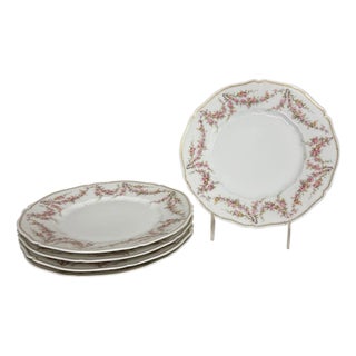 Vintage Theodore Haviland Limoges France Varenne Salad Plates - Set of 5 For Sale