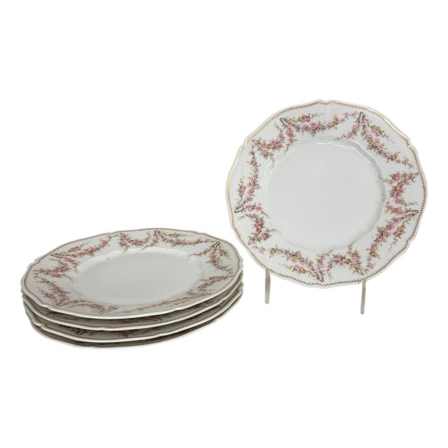 Vintage Theodore Haviland Limoges France Varenne Salad Plates - Set of 5 For Sale