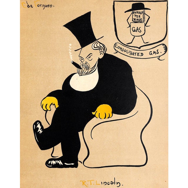 Art Sz: 13 3/4"H x 10 1/4"W Carlo de Fornaro (sometimes spelled Carlo di Fornaro) (1872–1949) was an artist, caricaturist,...