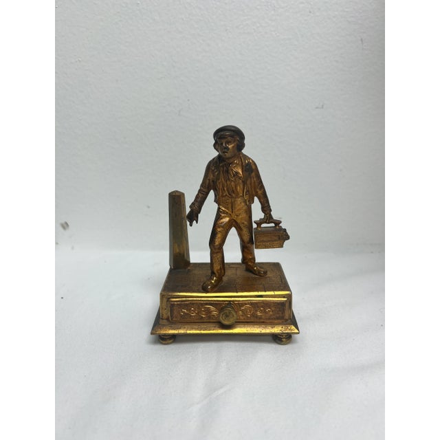 Antique 19th Century Continental Gilt Bronze "Bootblack" Figure For Sale In Richmond - Image 6 of 6