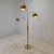 A beautiful Mid-century floor lamp made in Germany in the 1970's. It is fascinating with its Space Age design and 3...