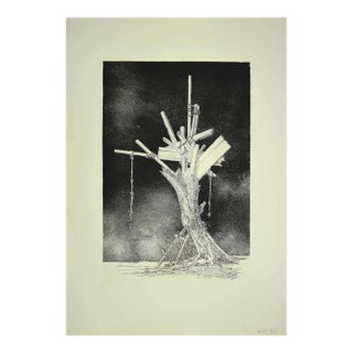 Leo Guida, Tree of Life, Etching, 1970s For Sale