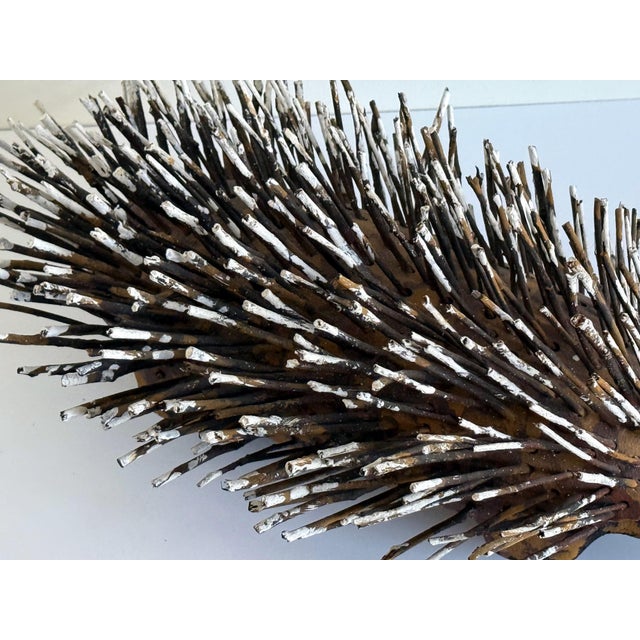 Australian Aboriginal Wood Sculpture with Ochre Echidna Bob Burruwal For Sale - Image 10 of 13