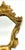 Mid-Century Modern Vintage Italian Florentine Petite Giltwood Mirror For Sale - Image 3 of 8