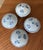 Blue 1960s Chinese Lidded Rice Bowls in Blue & White-Set of 4 For Sale - Image 8 of 10