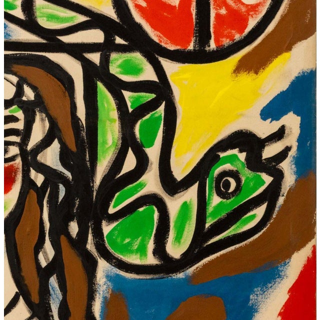 Walter Gaudnek Abstraction Oil on Canvas, Ca. 1970 For Sale In New York - Image 6 of 8