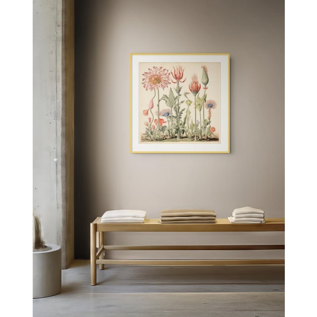 Antique Botanical Garden Study - Natural History Fine Art Print For Sale - Image 4 of 5