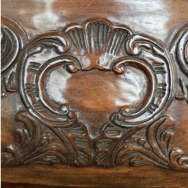 Mid 18th Century Mid-18th Century French Louis XV Provincial Walnut Commode For Sale - Image 5 of 9